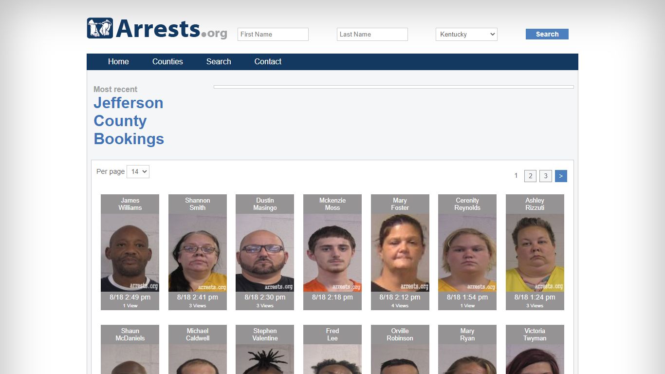 Jefferson County Arrests and Inmate Search